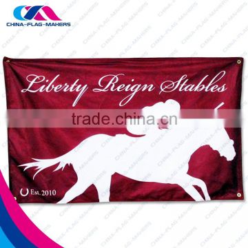 custom manufacture premium indoor sublimation print flag