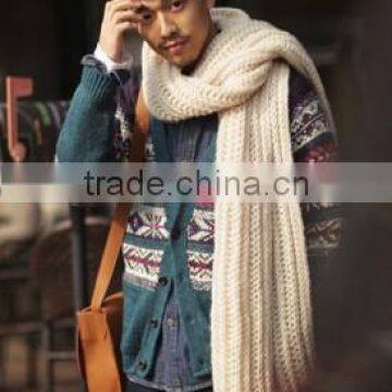 2013 Winter Fashion Unisex Warm Thick Long Acrylic Knitted Scarf photo-5