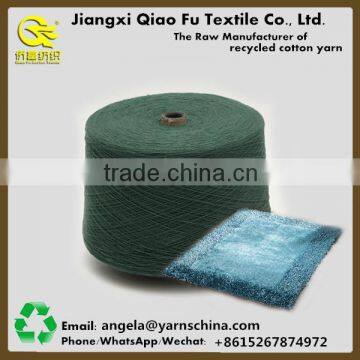 Cheap open end recycled polyester cotton blended yarn carpet yarn