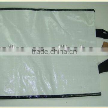 White laminated pp woven bags