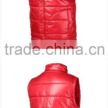 winter wholesale 100% polyester men leather biker vest custom