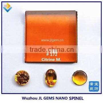 2014 New Products Citrine M Nano Spinel Uncut Rough Stone For Fashion Jewelry