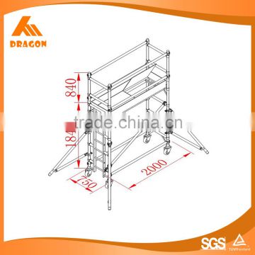 China custom Wholesale quality products aluminum scaffolding from china