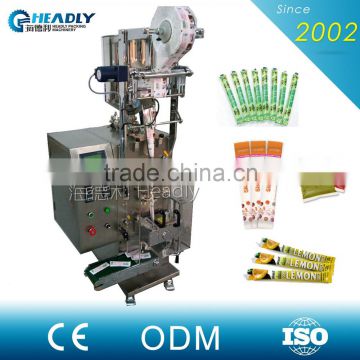 Double chamber packing machine for granule products