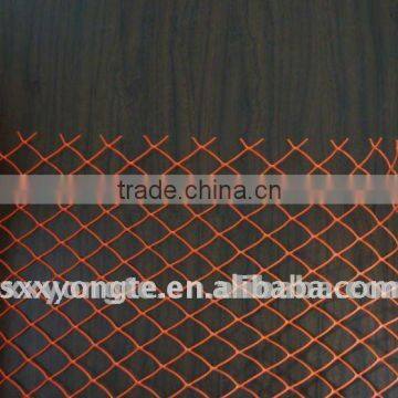 Plastic snow diamond fence