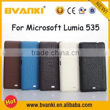 New Technology For Microsoft Surface Spare Parts PU Bumper PC Phone Case For Microsoft Lumia 535 Mobile Phone Case