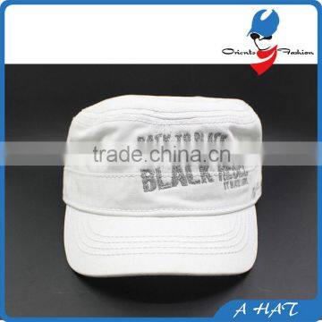 custom made embroidery military cap