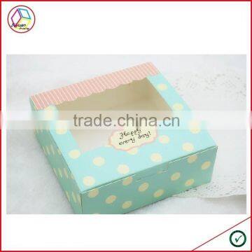 High Quality White Paper Window Sweet Box