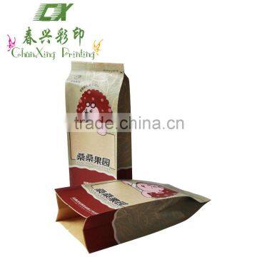 four sides seal bag for dry fruit