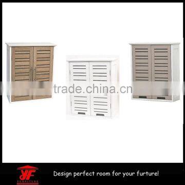 Cheap Classic Wall Mounted Corner Bamboo Bathroom Wall Cabinet