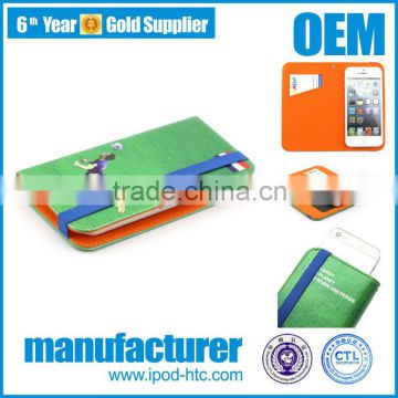 Flip cover case for i6 Phone ,4"-5" universal flip cover case for i6 Phone, Cutome printing flip cover for i6 Phone