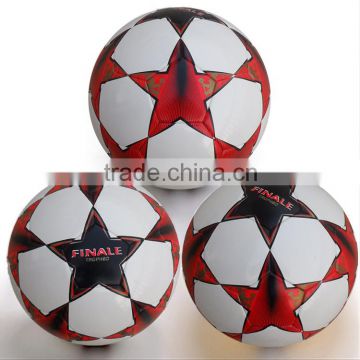 Top quality official size and weight soccer ball football/pu leather football