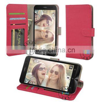 Case for Asus zenfone 2 laser ze500kl with card holders,wallet case for Asus zenfone 2 laser ze500kl