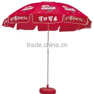 advertising beach umbrella with customized logo printing