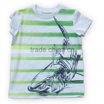 children kid boys100% cotton short sleeve O-neck T-shirt polo for children