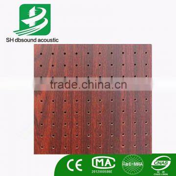 Composite fire rate perforated acoustic panel