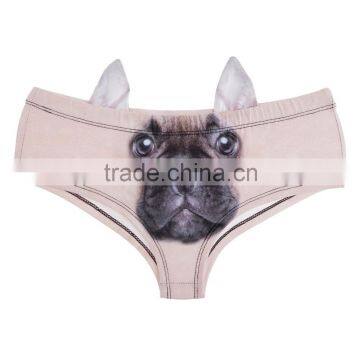 New Design 3D Print Hot Sale Polyester Custom Sexy Girls Panties