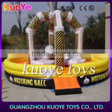 Wrecking Ball Inflatable Game Wrecking Ball Game Ride Rental