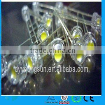 Cheap Water proof Bright Water Clear Straw hat 1.5v 3mm led diode