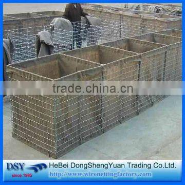 direct factory anti-explosion Rock basket retaining wall / retaining wall /hesco barrier