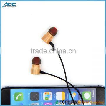 Hot Selling Deep Bass Gold Metal Earphones With Mic Good Quality Earphone photo-4