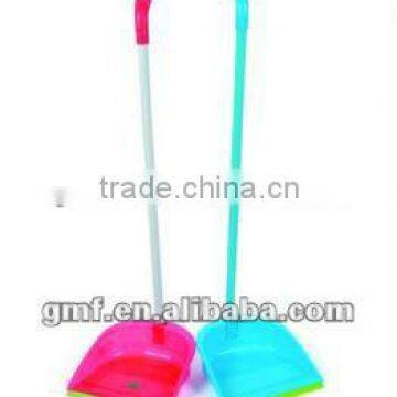 plastic long handled dustpan and brush