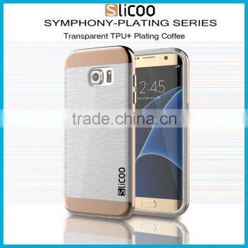 Electroplating Drawing Transparent for Slicoo Soft TPU 0.3mm Phone Back Cover Case for Samsung Galaxy s7 s7 Edge photo-3