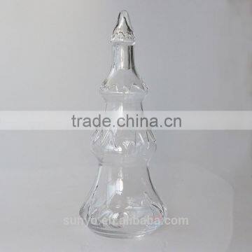 Christmas Tree Glass Candy Jar,Storage Jar,For Candy,Nut,Corn,Cake,Home Decoration photo-2