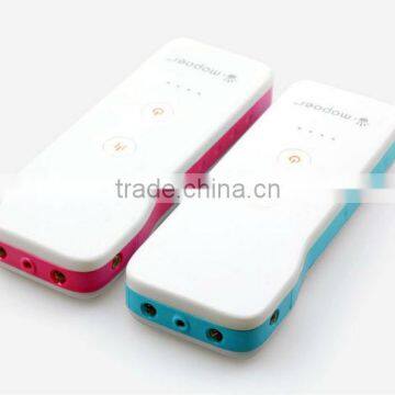 Fahionable Design 5200mAh capacity Li-Polymer credit card power bank for mobile phone