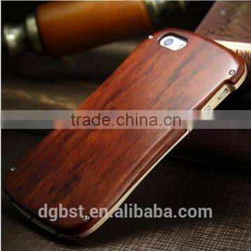 Full Bamboo Wood Luxury High Quality Phone Case ,100% Real Wood for Iphone 6 Case ,for Iphone 6 Carbonized Bamboo Case photo-3