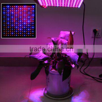 85-265V 14W 225 LED Lamp Plant Grow Light Panel Hydroponic Lamp 165 Red 60 Blue IP65 for Indoor Flower Vegetable Plants Growth