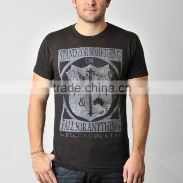 Cotton T-shirt With Customze Chest Print Model Number Bfl00252 photo-5