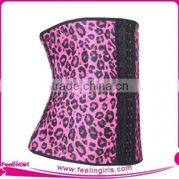 3 Hooks Leopard Latex Reduicing Waist Training Corsets Wholesale Quality Choice photo-3
