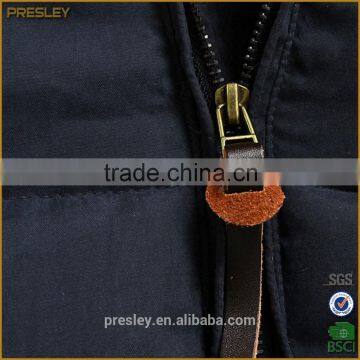 Prelsy Oem Custom Winter Man Heated Jacket With Leather Zipper Puller photo-3