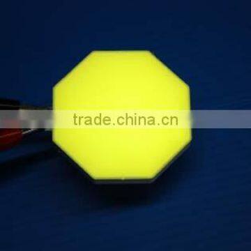 customized octagon el backlight panel UNLB30549