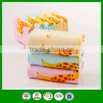 100% cotton zero twist giraffe jacquard bath towel