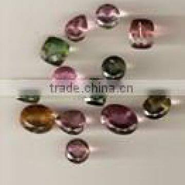 Multi Tourmaline cutstones