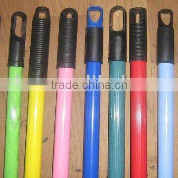 broom handle with plastic PVC