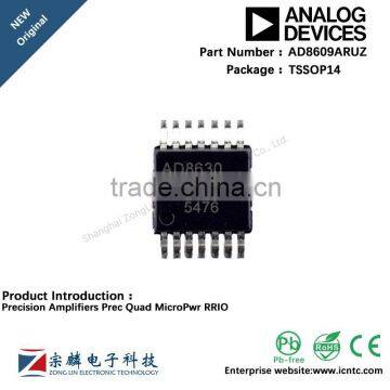 Genuine original AD8609ARUZ TSSOP14 TSSOP14 AD8609 Precision Amplifier
