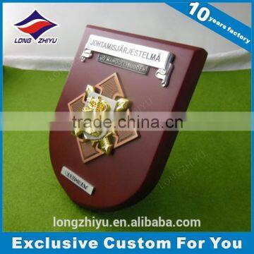 Custom Design Wooden Souvenir Plaque Shields With Low Price photo-3