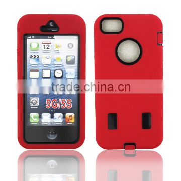 For iPhone 5G 5S shockproof rubber protective case