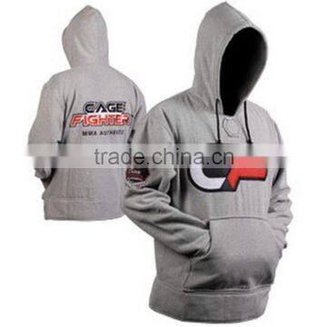 Wholesale plain black hoodie with offset printing