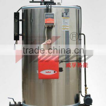 Vertical industrial boiler 100kg/h,7bar