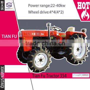 Weifang Tianfu 4WD/2WD 354 series brand new electrical farm tractor for sale 20-40kw