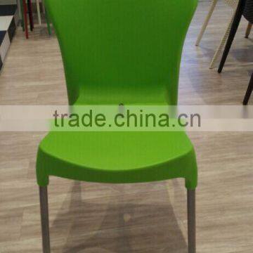 wholesale STACKABLE outdoor plastic armless garden chair 1314c