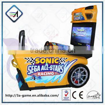 2 Player Racing Game Coin Operated Sonic Simulator Racing Video Games