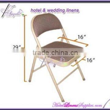 White Satin Folding Chair Covers, Ivory Satin Folding Chair Covers, Black Satin Folding Chair Covers in Wedding Events photo-2
