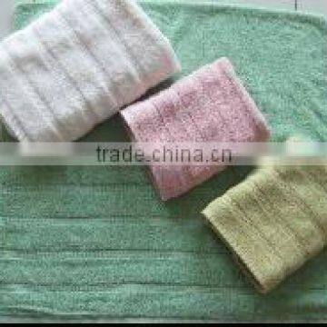 Pure Cotton Jacquard Solid Colour Set Towels for Bath