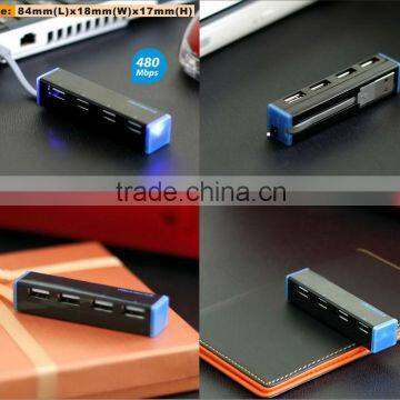 DC powered Sim design usb 2.0 4 port usb hub