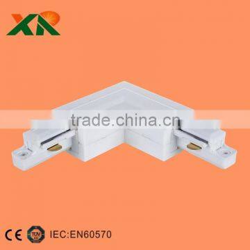 track rail accessories 2 wires track L connector for led track lighting